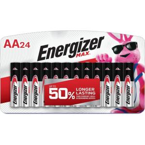 imageEnergizer MAX AA Batteries 12 Pack Double A Alkaline Batteries24 Count Pack of 1