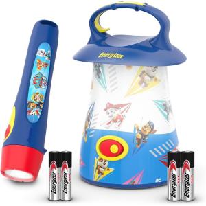 imageEnergizer Rubble ampamp Crew Flashlight for Kids 2 Pack 15 Lumens Handheld LED Kids Light That Runs on 2 AAA Batteries1 Flashlight  1 Lantern
