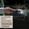 imageEnergizer Jeep High Lumen Metal Rechargeable LED Flashlight 10000 Lumens Super Bright Flashlight with Durable Metal Construction