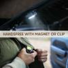 imageEnergizer Jeep MultiPurpose HandsFree Rechargeable LED Light 450 Lumens TrailReady Clipon Light Headlamp and Magnetic All in One