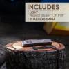 imageEnergizer Jeep Sleek Metal Rechargeable LED Mini Flashlight 1250 Lumens Conveniently Small EDC Flashlight with Portable Design and Durable Metal Construction
