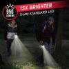 imageEnergizer LED Tactical Flashlight TAC950 Ultra Bright IPX4 Water Resistant Flash Light Rugged Metal Body Manual Focus Batteries Included