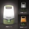 imageEnergizer Vision LED Camping Lantern Bright Rechargeable Lantern Water Resistant Emergency Light with MicroUSB Charging Cable Pack of 1 Forest Green