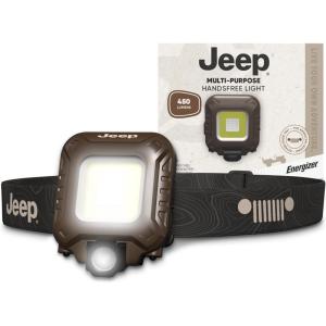 imageEnergizer Jeep MultiPurpose HandsFree Rechargeable LED Light 450 Lumens TrailReady Clipon Light Headlamp and Magnetic All in One