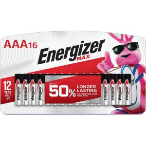 imageEnergizer MAX AAA Batteries 24 Pack Triple A Alkaline Batteries16 Count Pack of 1