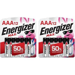 imageEnergizer MAX AAA Batteries 24 Pack Triple A Alkaline Batteries24