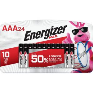 imageEnergizer MAX AAA Batteries 24 Pack Triple A Alkaline Batteries24 Count Pack of 1