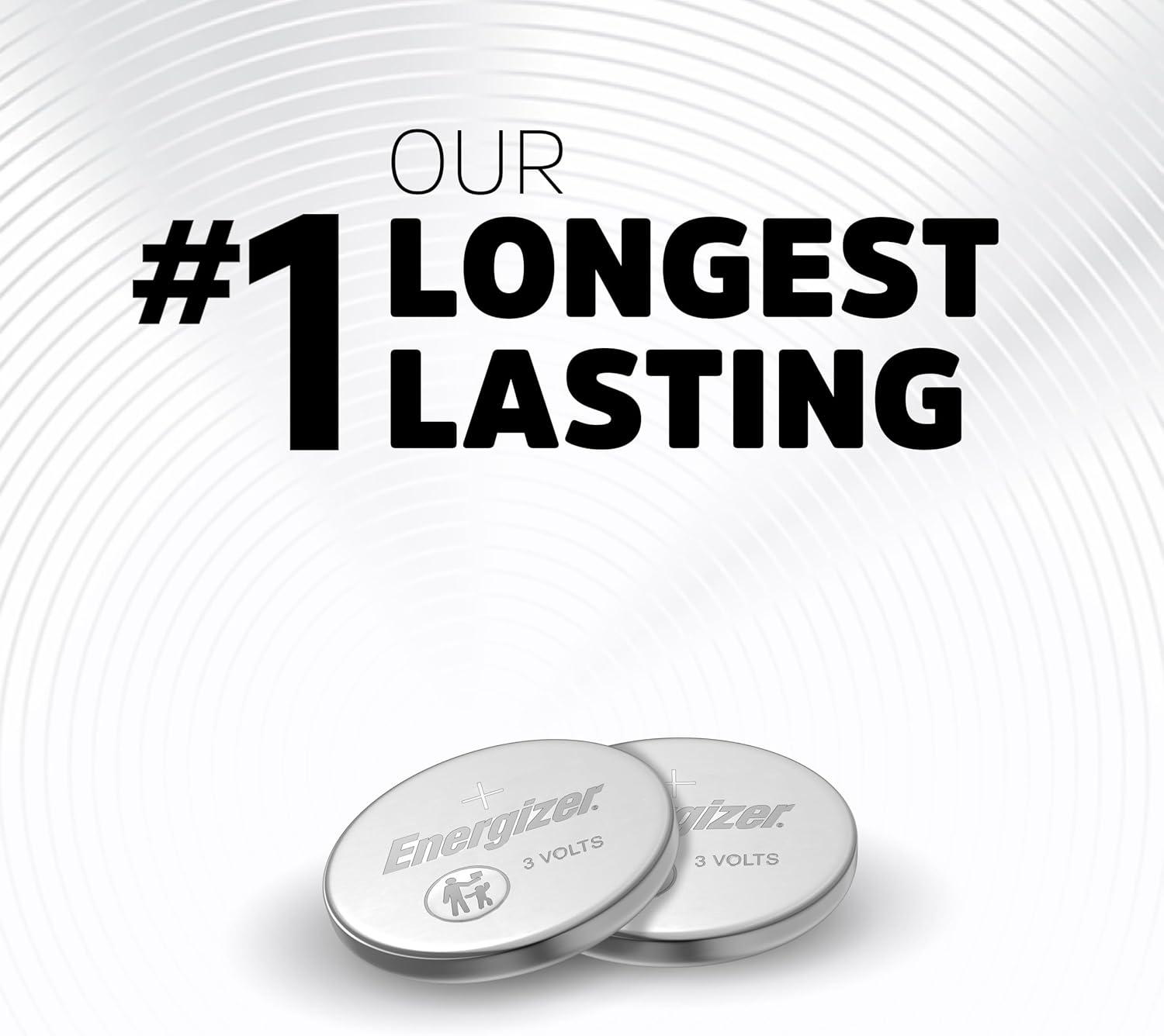 imageEnergizer CR2032 Lithium 3V Coin Batteries for Watches AirTags Key Fobs Small Electronics 10 PackCR2032