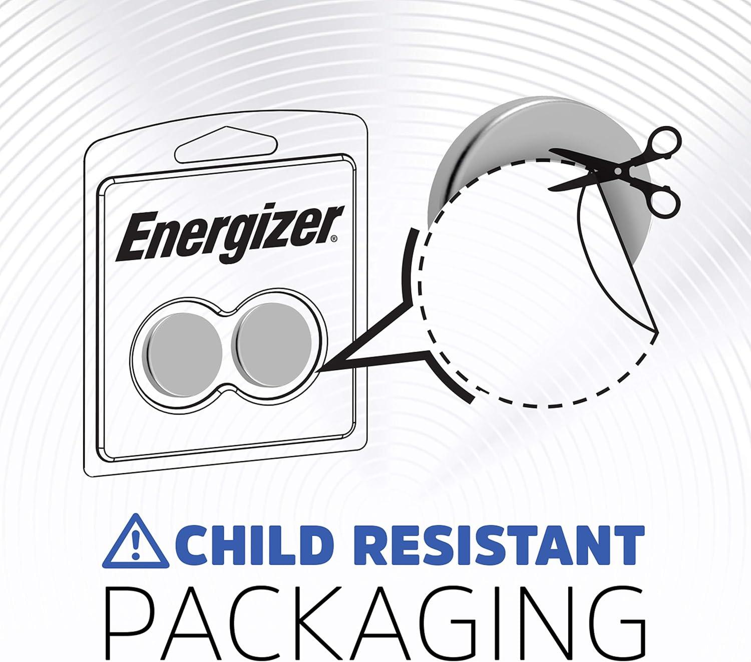 imageEnergizer CR2032 Lithium 3V Coin Batteries for Watches AirTags Key Fobs Small Electronics 10 PackCR2032