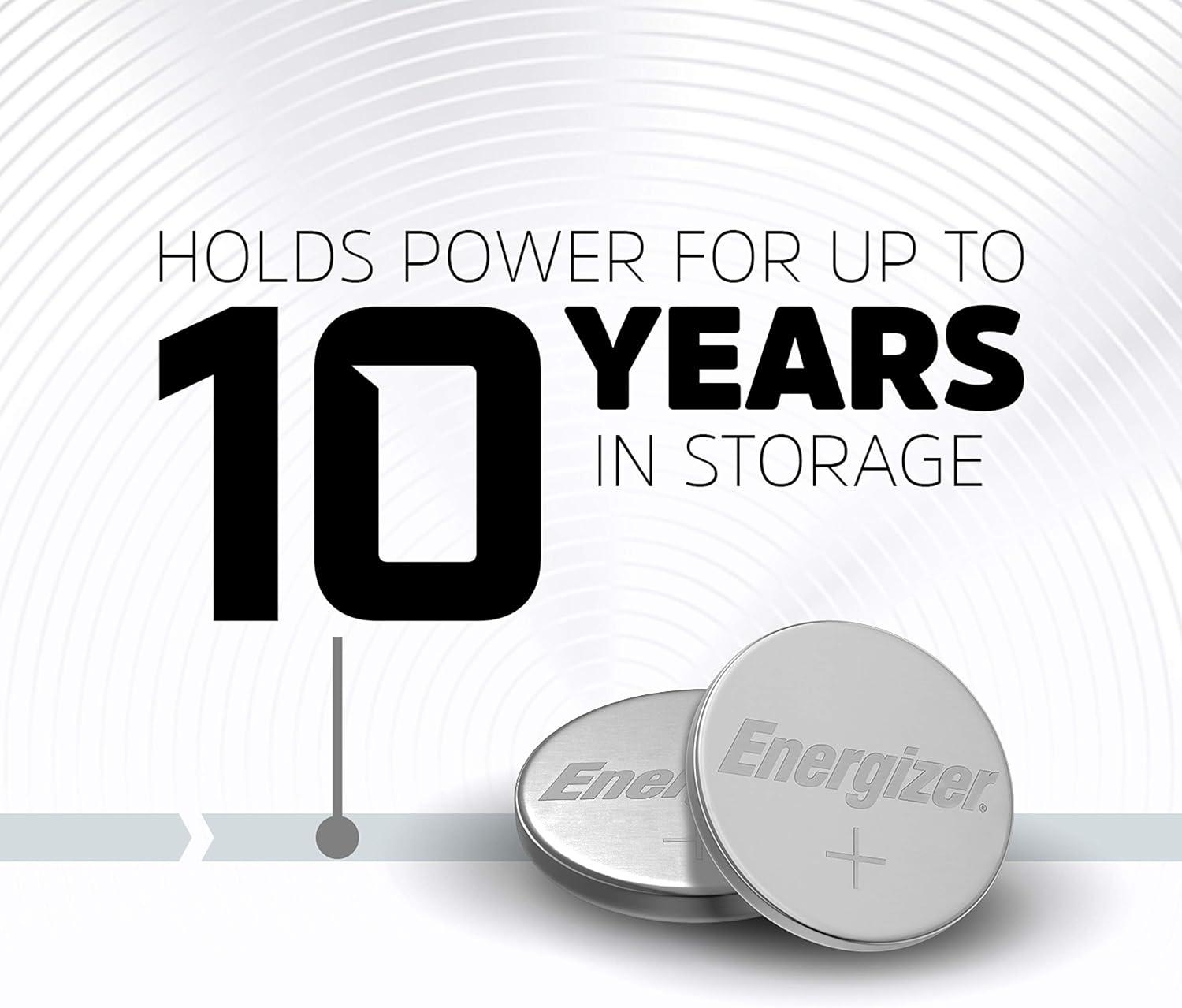 imageEnergizer CR2032 Lithium 3V Coin Batteries for Watches AirTags Key Fobs Small Electronics 10 PackCR2032