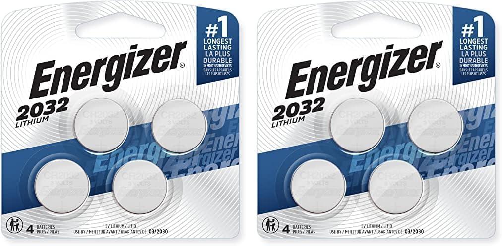 imageEnergizer CR2032 Lithium 3V Coin Batteries for Watches AirTags Key Fobs Small Electronics 10 PackCR2032