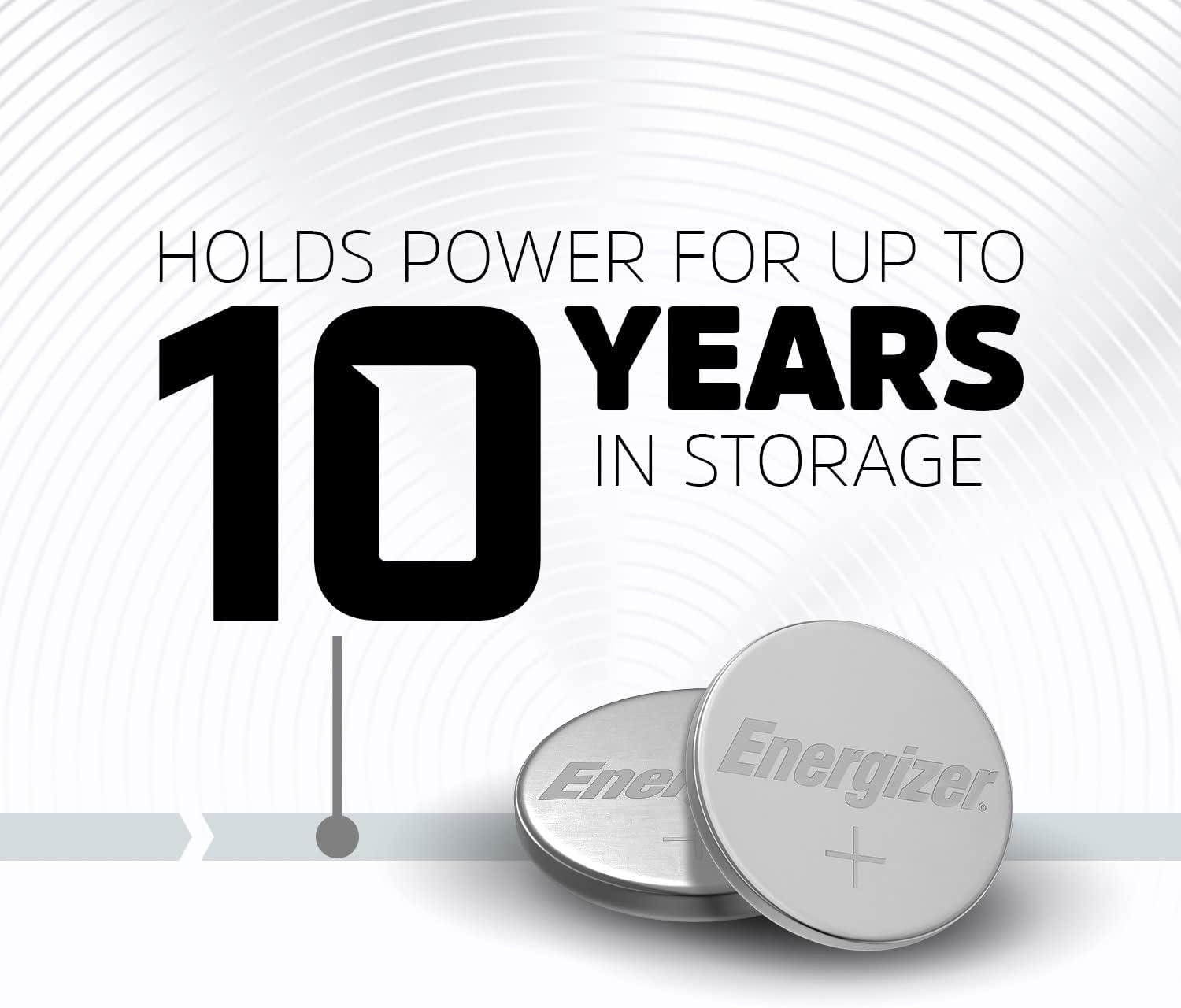 imageEnergizer CR2032 Lithium 3V Coin Batteries for Watches AirTags Key Fobs Small Electronics 10 PackCR2032