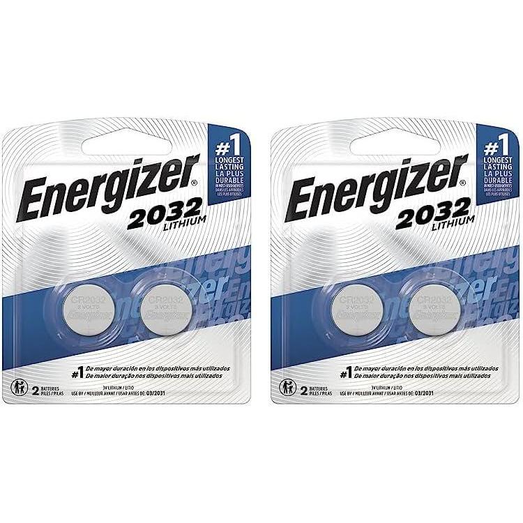 imageEnergizer CR2032 Lithium 3V Coin Batteries for Watches AirTags Key Fobs Small Electronics 10 PackCR2032