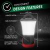 imageEnergizer Small Power Indicator Lantern Rechargeable LED Lantern with Digital Power Indicator 500 LumensBlack