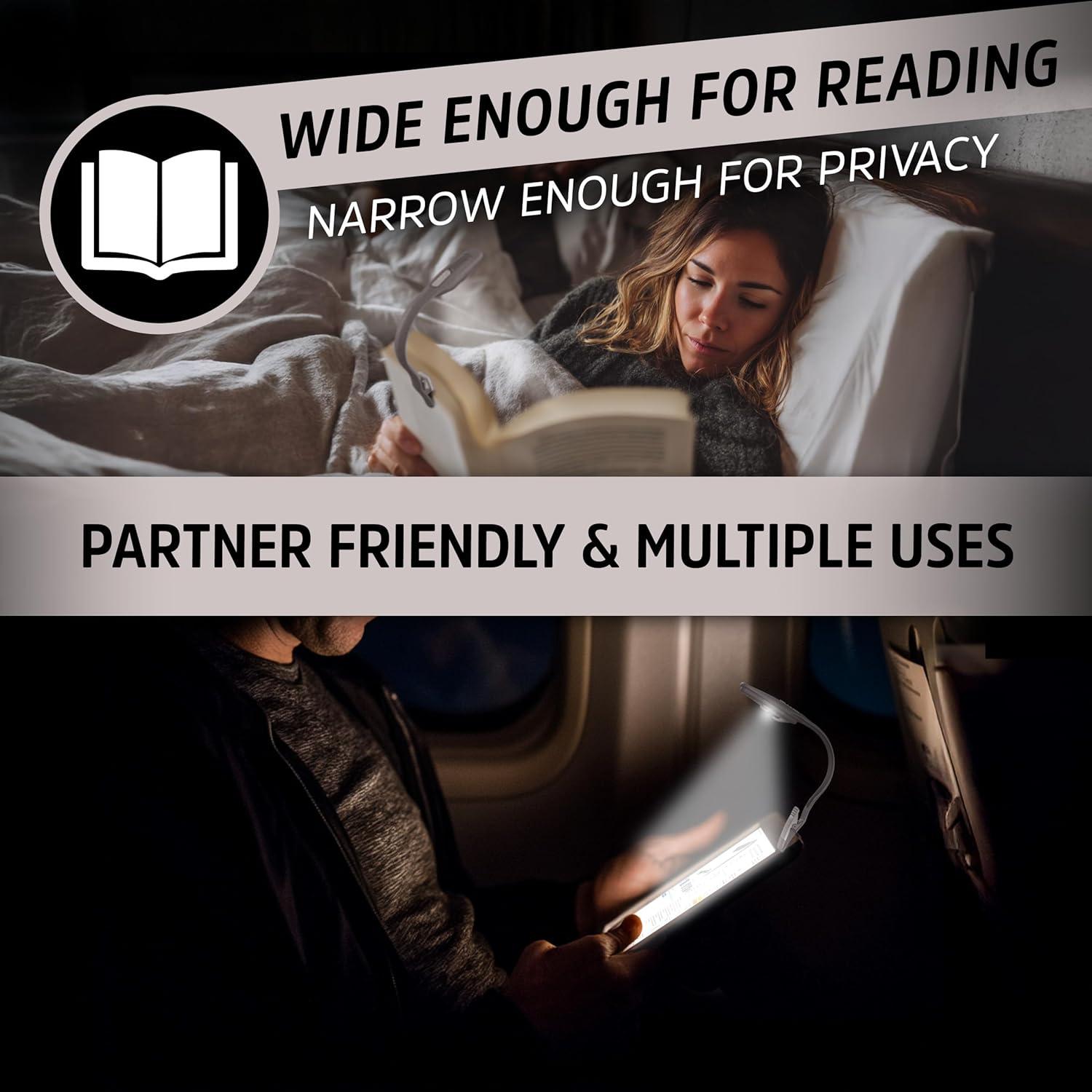 imageEnergizer FlexR LED Rechargeable Book Light for Reading in Bed Reading Light with Warm LED Color LongLasting and Lightweight Tan