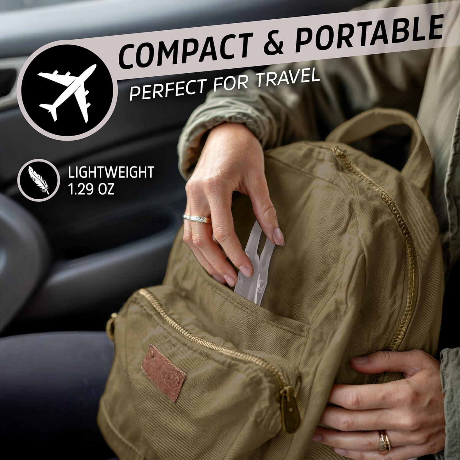 imageEnergizer FlexR LED Rechargeable Book Light for Reading in Bed Reading Light with Warm LED Color LongLasting and Lightweight Tan