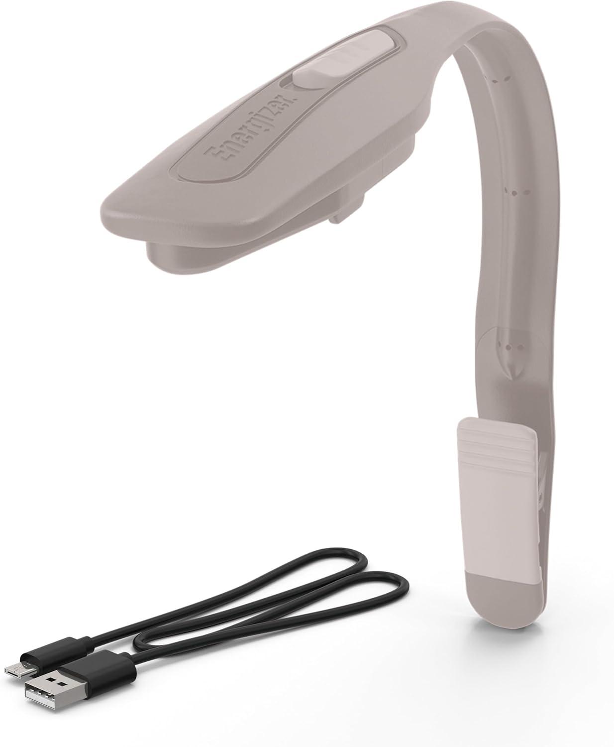 imageEnergizer FlexR LED Rechargeable Book Light for Reading in Bed Reading Light with Warm LED Color LongLasting and Lightweight Tan