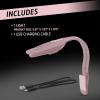 imageEnergizer FlexR LED Rechargeable Book Light for Reading in Bed Reading Light with Warm LED Color LongLasting and Lightweight Pink