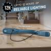 imageEnergizer FlexR LED Rechargeable Book Light for Reading in Bed Reading Light with Warm LED Color LongLasting and LightweightBlue