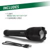 imageEnergizer 10000XTR Rechargeable LED Tactical Flashlight 10000 Lumens Durable Metal Flashlight with Boost Mode for Extreme Brightness