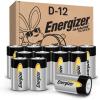 image:imageEnergizer Alkaline Power D Batteries 12 Count Pack of 1 LongLasting Alkaline Size D BatteriesD