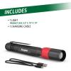 image:imageEnergizer X400 Pen Light Flashlight Rechargeable Bright Penlight IPX4 WaterResistant Lightweight and Durable Rechargeable Flashlight USB Charging Cable IncludedBlackRed