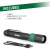 image:imageEnergizer X400 Pen Light Flashlight Rechargeable Bright Penlight IPX4 WaterResistant Lightweight and Durable Rechargeable Flashlight USB Charging Cable IncludedBlackGreen