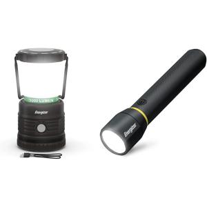 image:imageENERGIZER LED Camping Lantern X1000 Bright and Rugged Tent Light amp LED Flashlight Vision PRO Ultra Bright 1000 Lumens IPX4 Water Resistant AircraftGrade Aluminum LED LightLight  Flashlight Kit