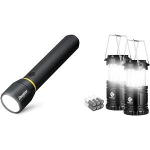 image:imageEnergizer LED Flashlight Vision PRO Ultra Bright 1000 Lumens IPX4 Water Resistant amp Etekcity Lantern Camping Essentials Lights Led Lantern for Power Outages Tent Lights for Emergency