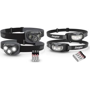 image:imageEnergizer LED Headlamp PRO 2Pack LED Headlamp 2Pack Universal Bundle with Water Resistant Headlamps for Outdoors Camping Running