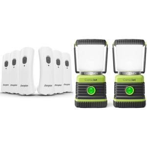 image:imageEnergizer LED Rechargeable Plugin Flashlights 6Pack Weatherready Emergency amp Camping Lanterns Conscient Battery Powered Tent Lights 1000LM 4 Light Modes IPX4 Waterproof