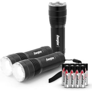 image:imageEnergizer T300 LED Flashlights 3Pack Bright Flash Light for Tactical EDC Camping and Emergencies Batteries Included