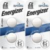 image:imageEnergizer 2016 Batteries 2 Pack 3V Lithium Coin Batteries With 3in1 Child ShieldStandard 2 Count  Pack of 2
