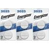 image:imageEnergizer CR2025 Batteries 3V Lithium Coin Cell 2025 Watch Battery 6 Count2 Count Pack of 3