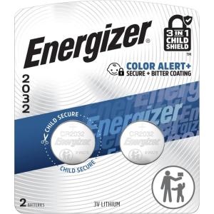 image:imageEnergizer 2032 Batteries3V Lithium Coin Batteries with 3in1 Child Shield10 Count Pack of 2CR2032