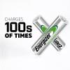 image:imageEnergizer Recharge Universal Rechargeable AA Batteries 8 Pack Double A Rechargeable BatteriesStandard Pack of 2